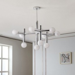Simple Pendant Light Wrought Iron Magic Beans Molecule Ceiling Light