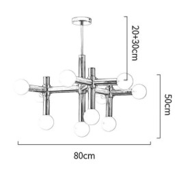 Simple Pendant Light Wrought Iron Magic Beans Molecule Ceiling Light
