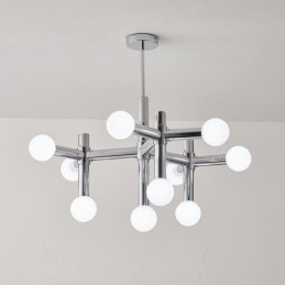 Simple Pendant Light Wrought Iron Magic Beans Molecule Ceiling Light