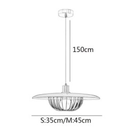 Nordic Pendant Light Wrought Iron Creative Disc Ceiling Lamps