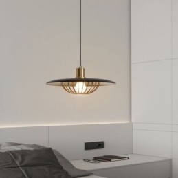 Nordic Pendant Light Wrought Iron Creative Disc Ceiling Lamps