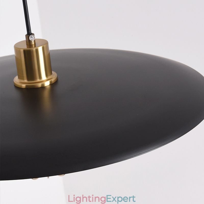 Nordic Pendant Light Wrought Iron Creative Disc Ceiling Lamps