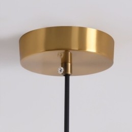 Nordic Pendant Light Wrought Iron Creative Disc Ceiling Lamps