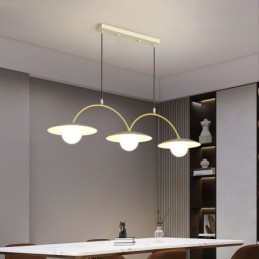 Nordic Pendant Light Creative G9 Wrought Iron Wave Ceiling Light