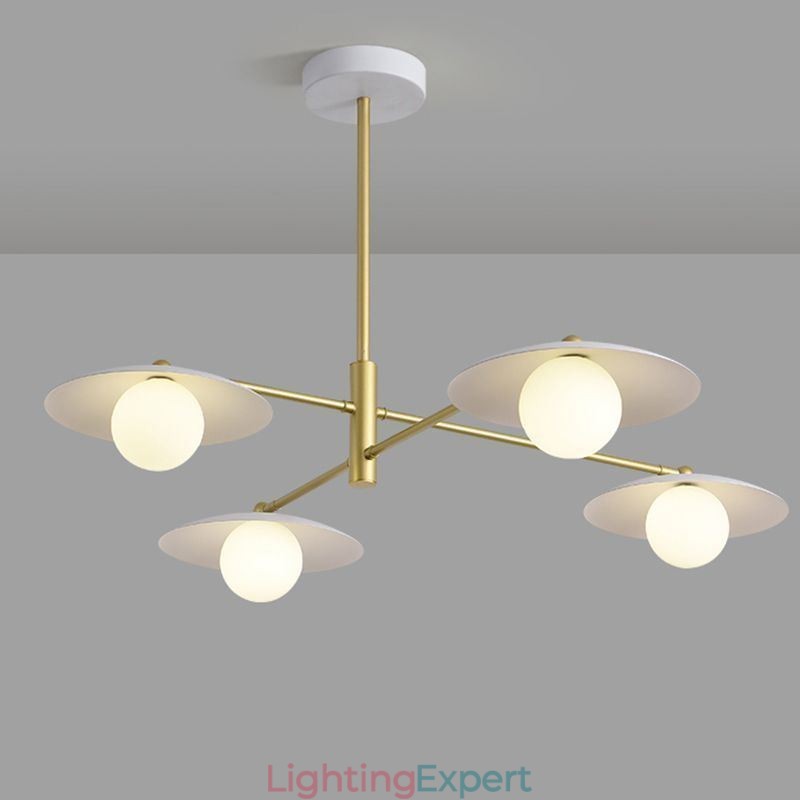 Nordic Pendant Light Creative G9 Wrought Iron Disc Ceiling Light