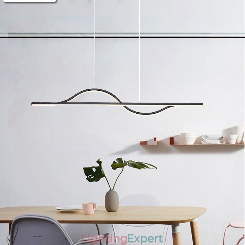 Stylish Pendant Light Aluminum Art Wave Ceiling Lamp