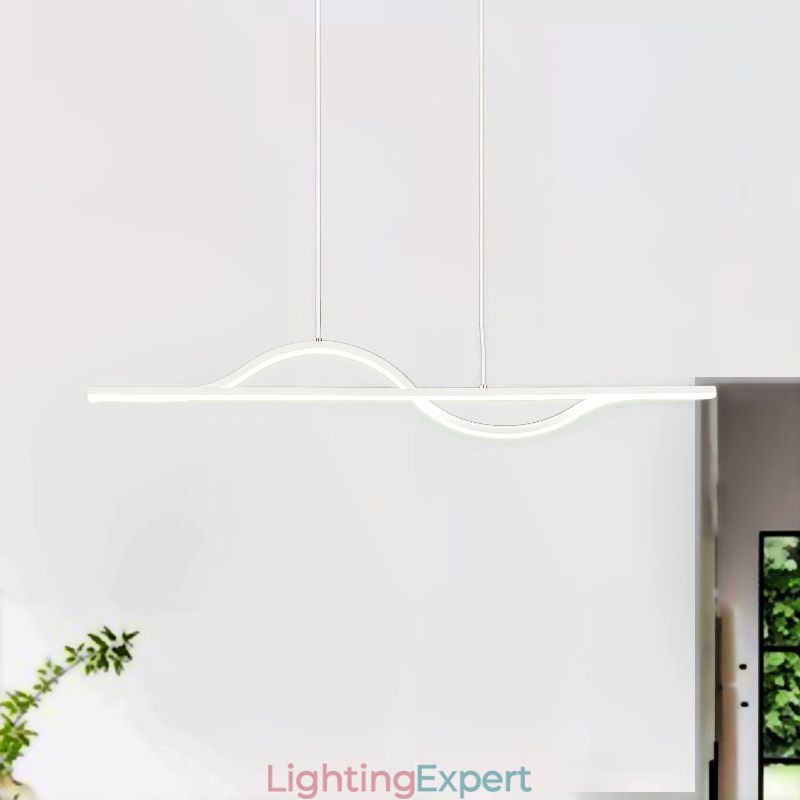 Stylish Pendant Light Aluminum Art Wave Ceiling Lamp