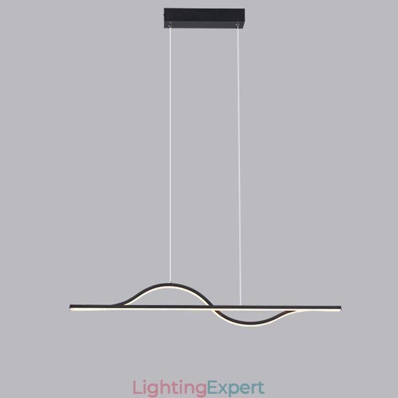 Stylish Pendant Light Aluminum Art Wave Ceiling Lamp