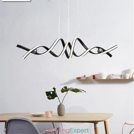 Minimalist Pendant Light Aluminum Art Minimalist Spiral Ceiling Light