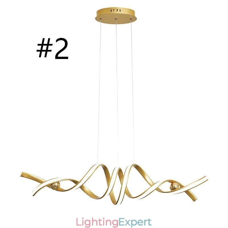Minimalist Pendant Light Aluminum Art Minimalist Spiral Ceiling Light