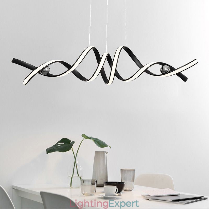 Minimalist Pendant Light Aluminum Art Minimalist Spiral Ceiling Light