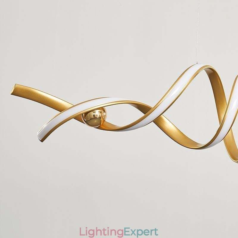 Minimalist Pendant Light Aluminum Art Minimalist Spiral Ceiling Light
