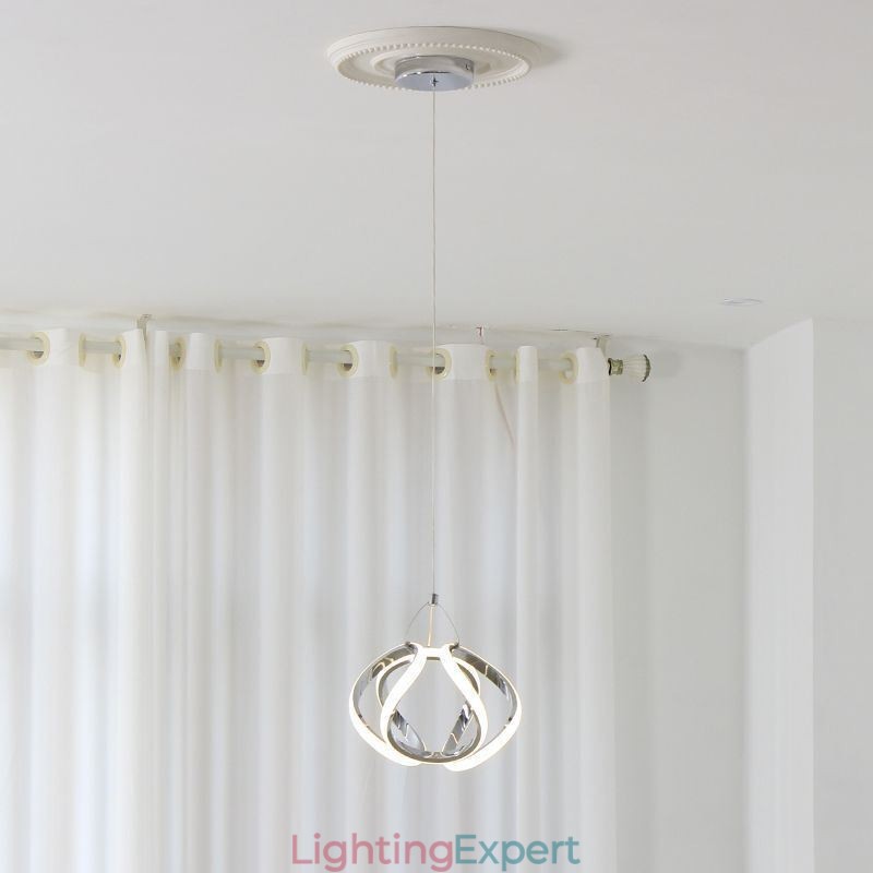 Pendant Light Aluminum Art Small Pumpkin Ceiling Light