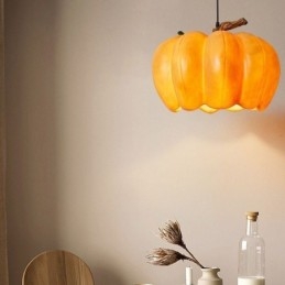 Japanese Retro Pumpkin Pendant Light Creative Ceiling Lights
