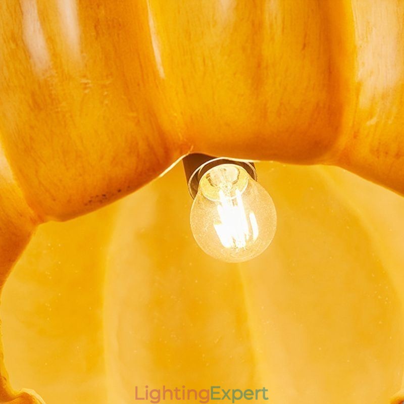 Japanese Retro Pumpkin Pendant Light Creative Ceiling Lights