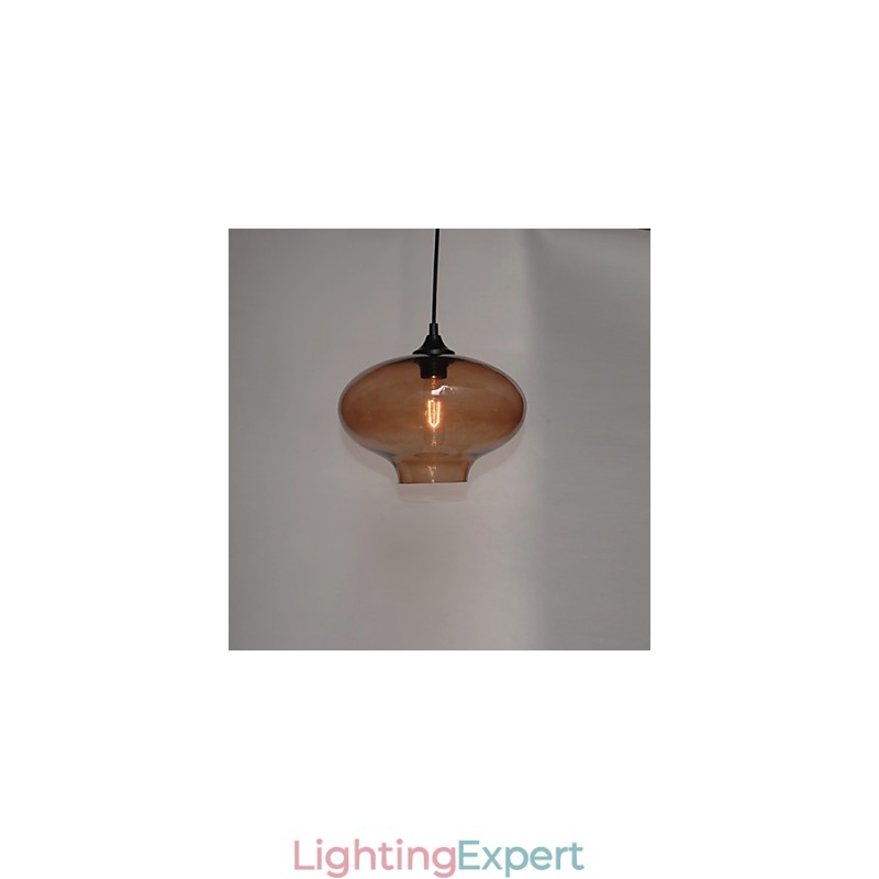 Bubble Design Pendant 1 Light Minimalist Iron Painting