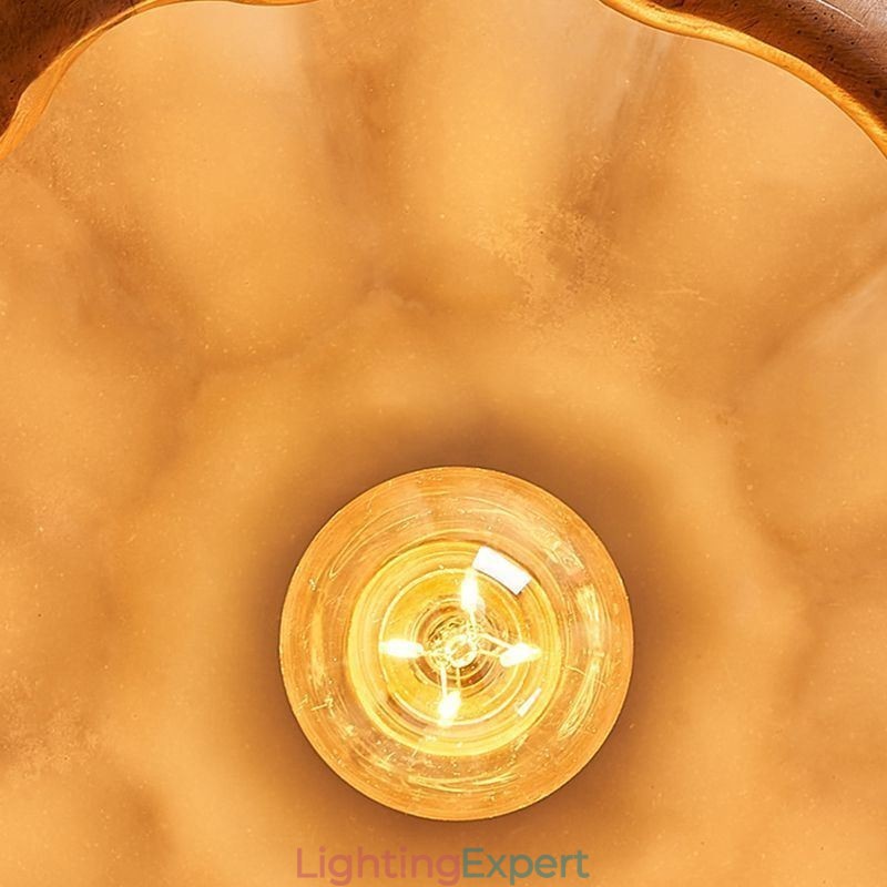 Creative Pumpkin Pendant Light Japanese Retro Ceiling Light Ceiling Lamp