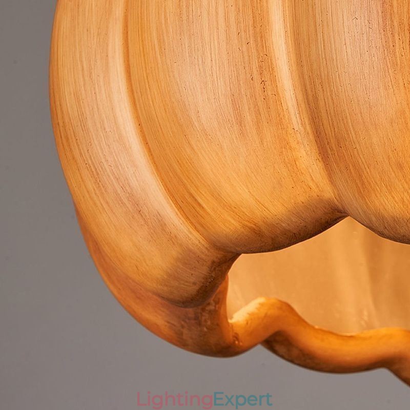 Creative Pumpkin Pendant Light Japanese Retro Ceiling Light Ceiling Lamp