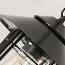 American Retro Outdoor Light Waterproof Birdcage Shape Pendant Light Garden