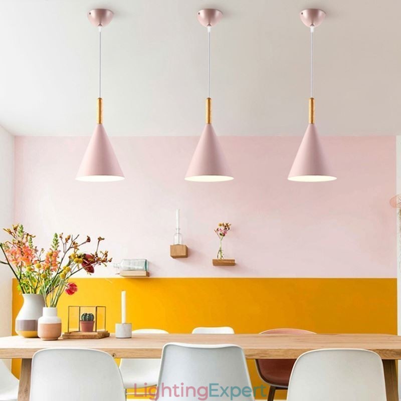 Nordic Macaron Pendant Light Single Head Pendant Lamp