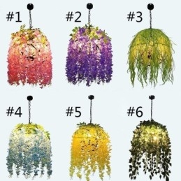 Modern Plant Light Decorative Industial Style Chandelier Shop Music