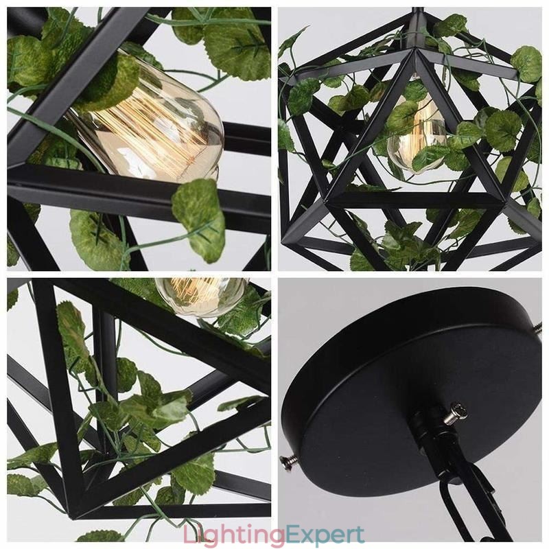 Industrial Vintage Pendant Light Iron Birdcage Pendant Lamp