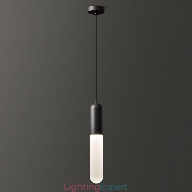 Modern Frosted Pendant Light Brushed Pendant Lamp