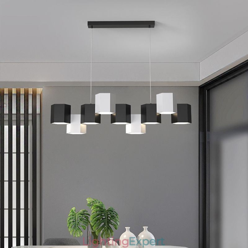 Modern Hexagonal Hanging Light Creative Combination Pendant Lamp
