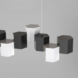 Modern Hexagonal Hanging Light Creative Combination Pendant Lamp