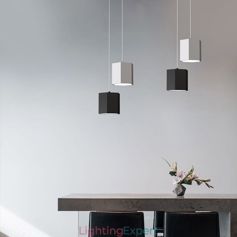 Modern Hexagonal Pendant Light Simple Hanging Lamp