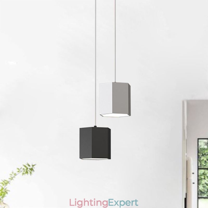 Modern Hexagonal Pendant Light Simple Hanging Lamp