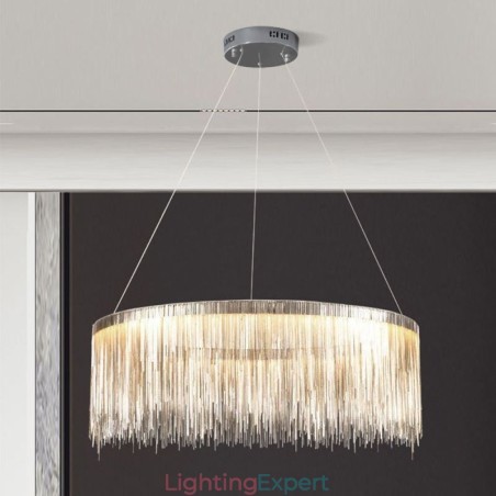 Luxury Tassel Pendant Light Round Chandelier Luxury Tassel Pendant Light Round Chandelier