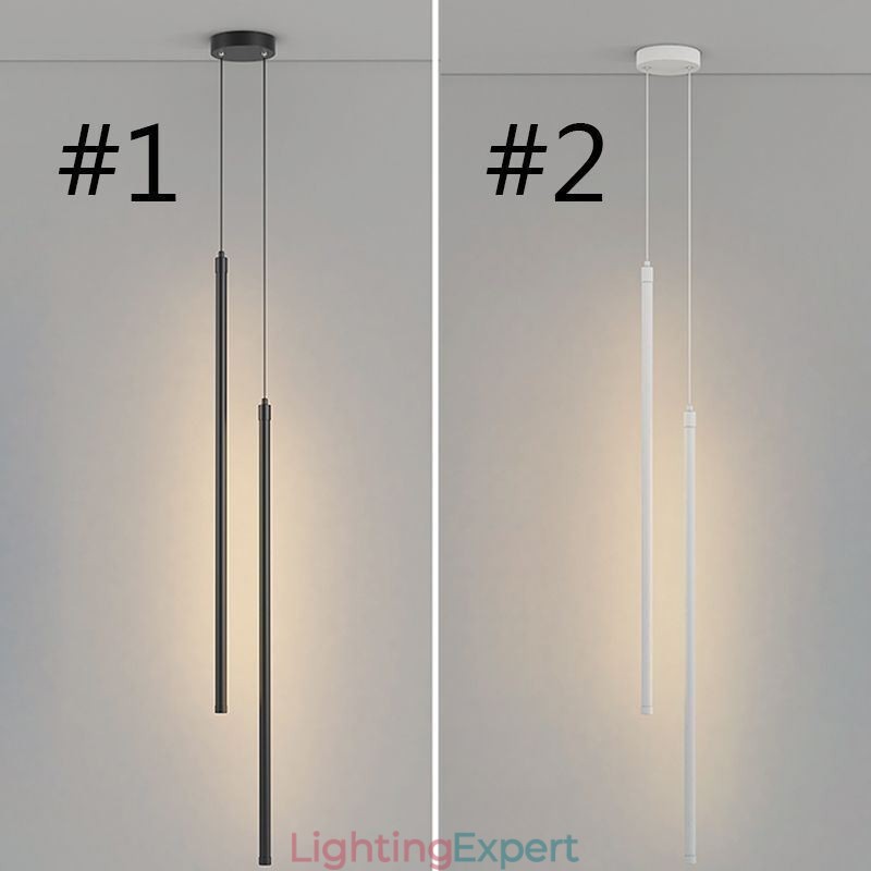 Pendant Light Nordic Long Tube Hanging Lamp Island