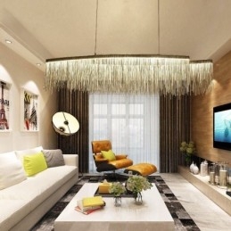 Modern Pendant Light Creative Tassel Hanging Lamp Café