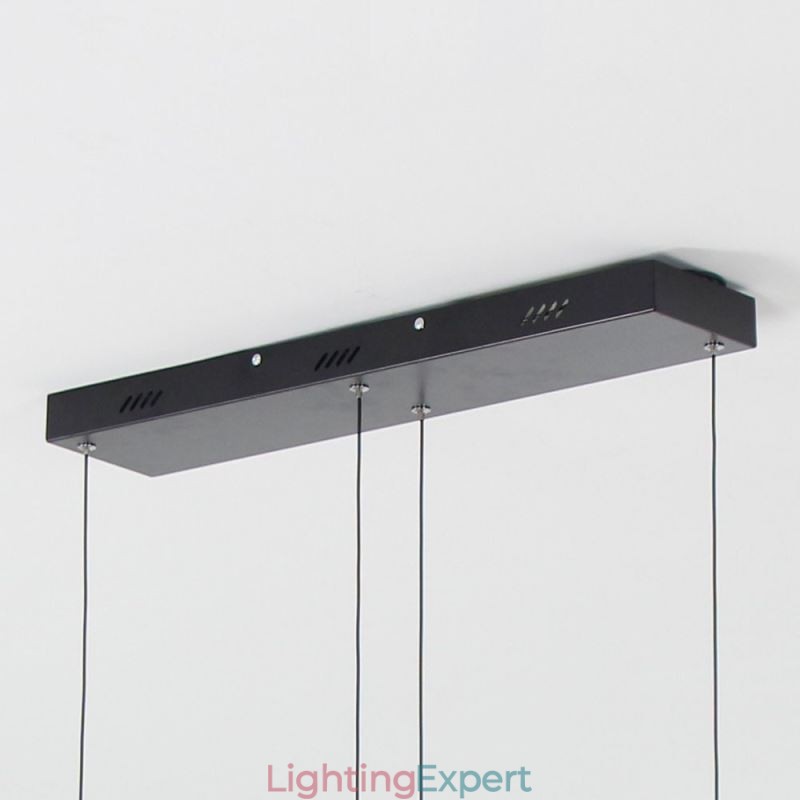 Modern Pendant Light Acrylic Black Chandelier