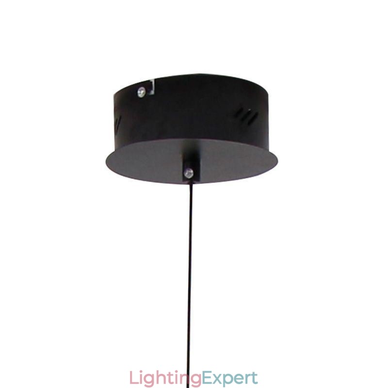 Modern Pendant Light Dimmable Black Strip Ceiling Lamp