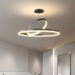 Modern Pendant Light Circle Rings Acrylic Pendant Lamp