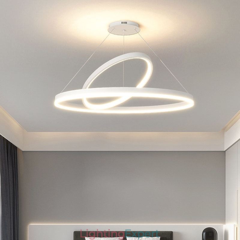 Modern Pendant Light Circle Rings Acrylic Pendant Lamp