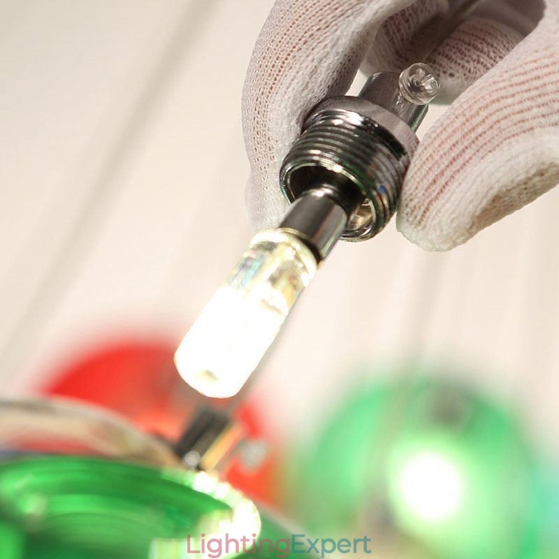 Modern Crystal Ball Pendant Light Colorful Crystal Chandelier (Colorful Style Pls Contact Us)
