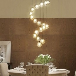 Modern Crystal Ball Pendant Light Colorful Crystal Chandelier (Colorful Style Pls Contact Us)