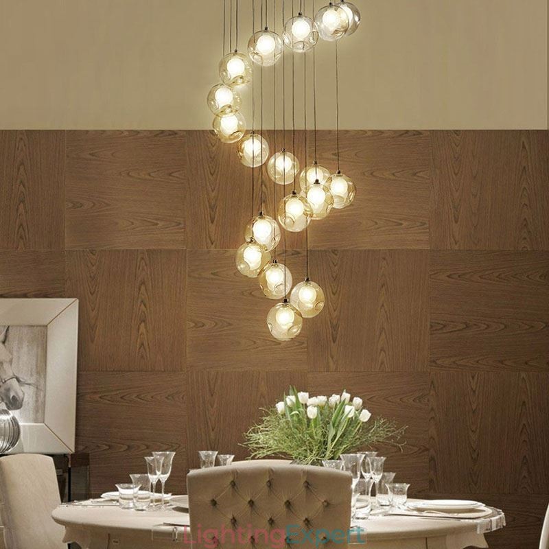 Modern Crystal Ball Pendant Light Colorful Crystal Chandelier (Colorful Style Pls Contact Us)