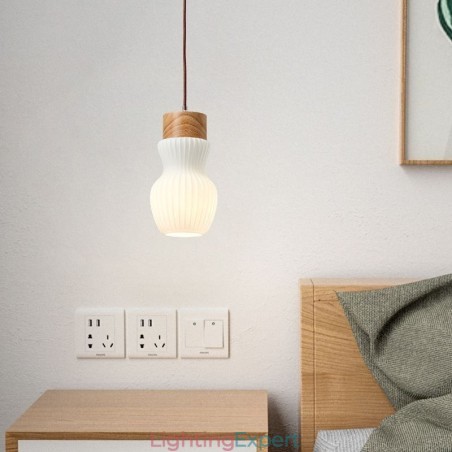 Japanese Wood Pendant Light Glass Kettle Hanging Light Japanese Wood Pendant Light Glass Kettle Hanging Light