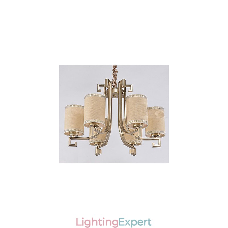 The Chinese Style Chandelier Iron Copper Imitation Air Lamps