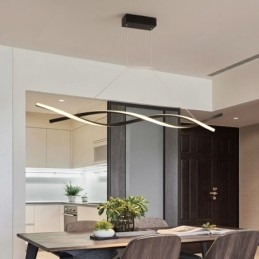 Modern Pendant Light Twist Design Hanging Lamp Dining