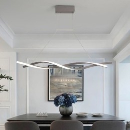 Modern Pendant Light Twist Design Hanging Lamp Dining