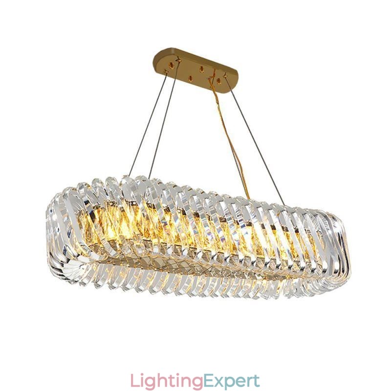 Luxury Glass Pendant Light European Style Chandelier