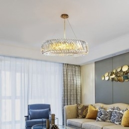 European Pendant Light Round Glass Decoration Hanging Lamp