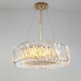 European Pendant Light Round Glass Decoration Hanging Lamp