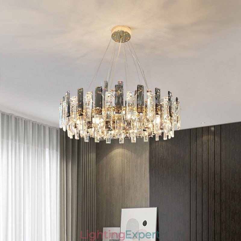 Luxury Glass Chandelier European Style Pendant Light