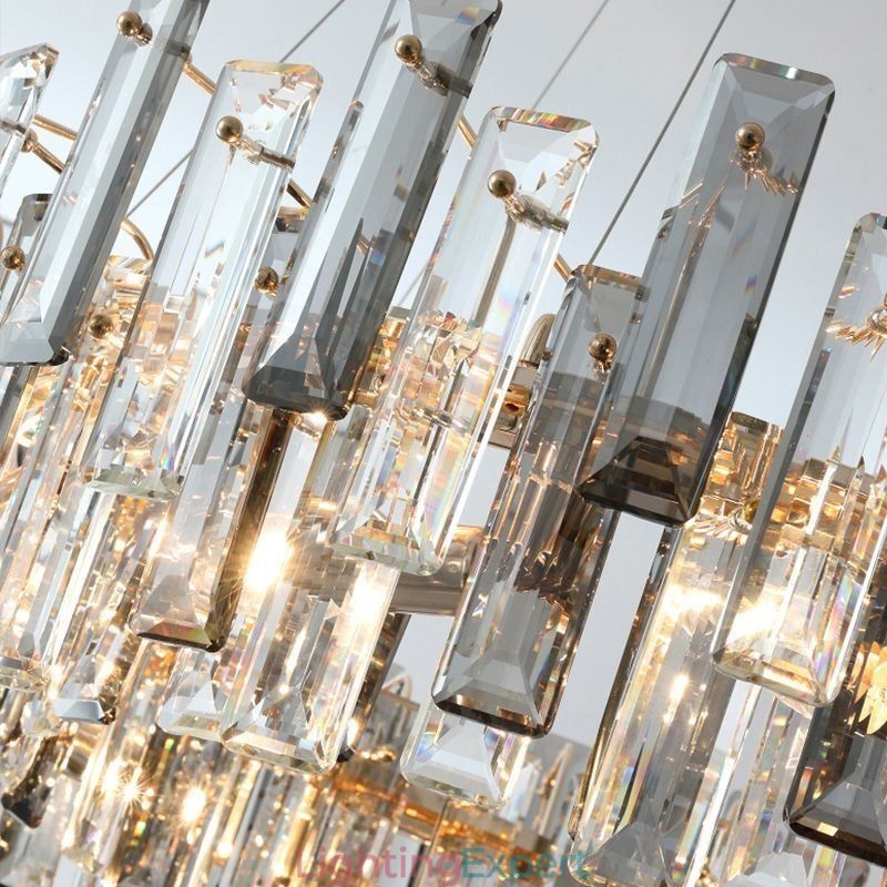 Luxury Glass Chandelier European Style Pendant Light
